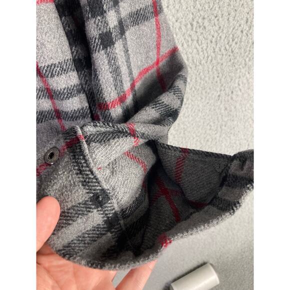 WeSC Unisex Plaid Fleece-Lined Full-Zip Shirt Jacket Size M Multicolor - Picture 10 of 11